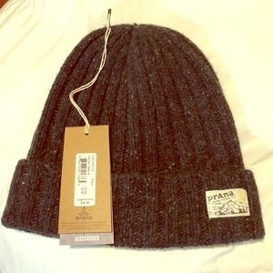 Prana grey beanie